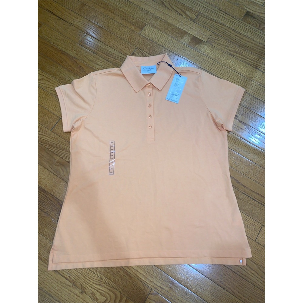 Walter Hagen Women's Clubhouse CLASSIC GOLF POLO Fresh Orange XXL Short Sleeve